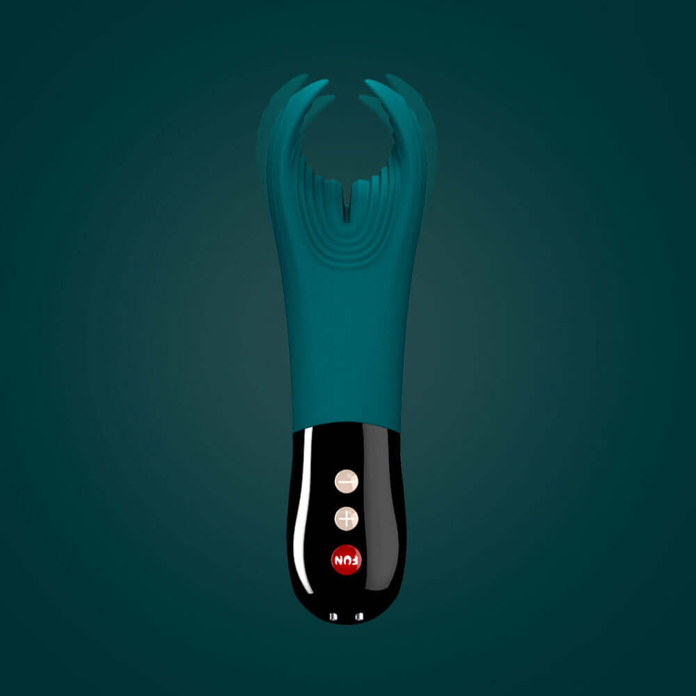 Fun Factory MANTA deep sea blue-black - Deep Sea Blue 18 cm USB Rechargeable Mens & Couples Vibrator